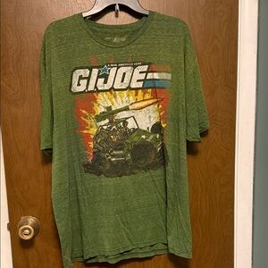 G.I. Joe Graphic Tee in Olive Green Size 2XL